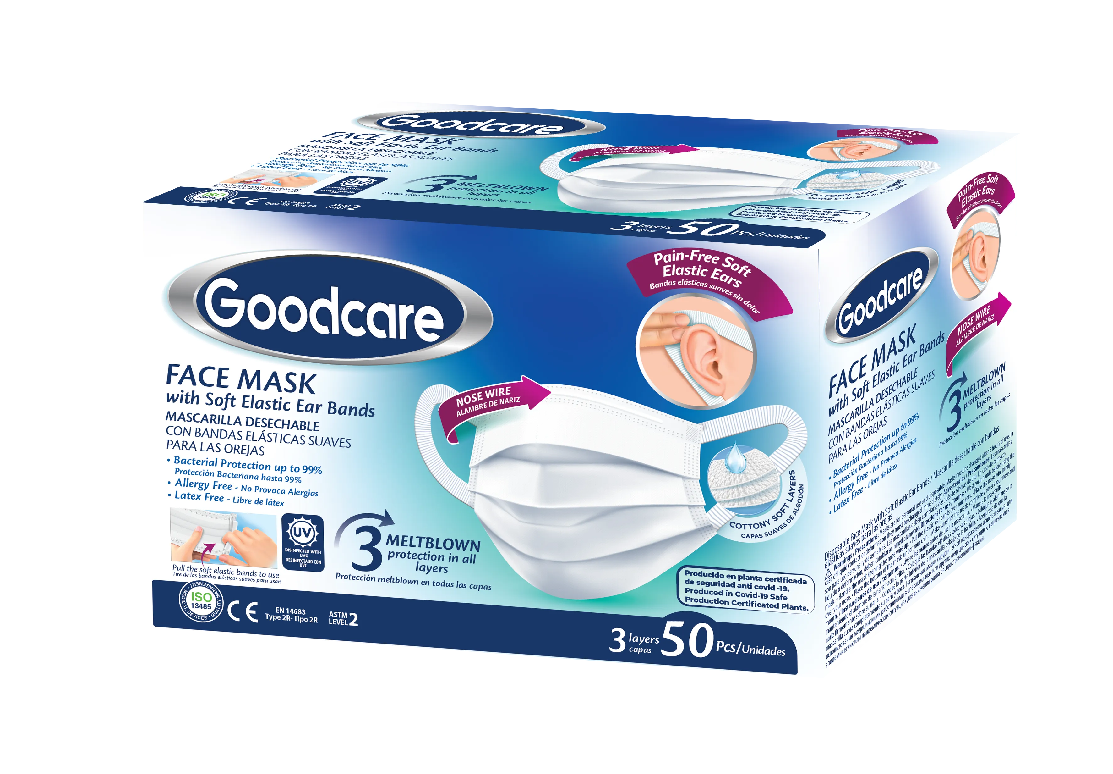 Goodcare Maske (Beyaz) (175x95mm)