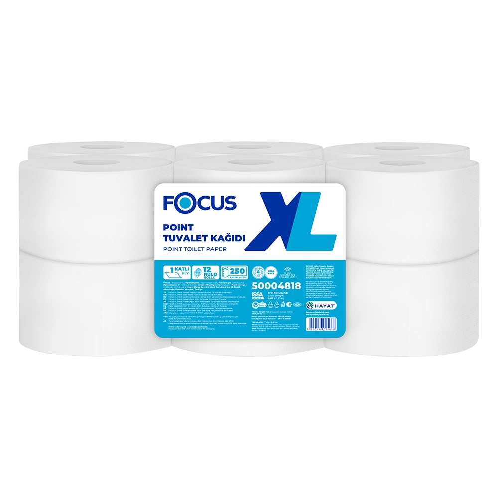 50004818 FOCUS XL POINT / İÇTEN ÇEKMELİ TUVALET KAĞIDI / 12 RULO