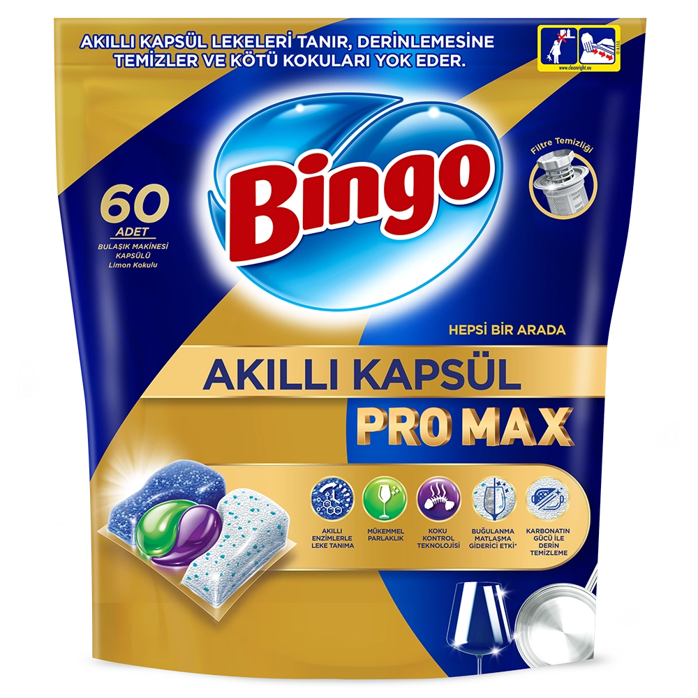 50002523 Bingo Akıllı Bulaşık Kapsülü Pro Max