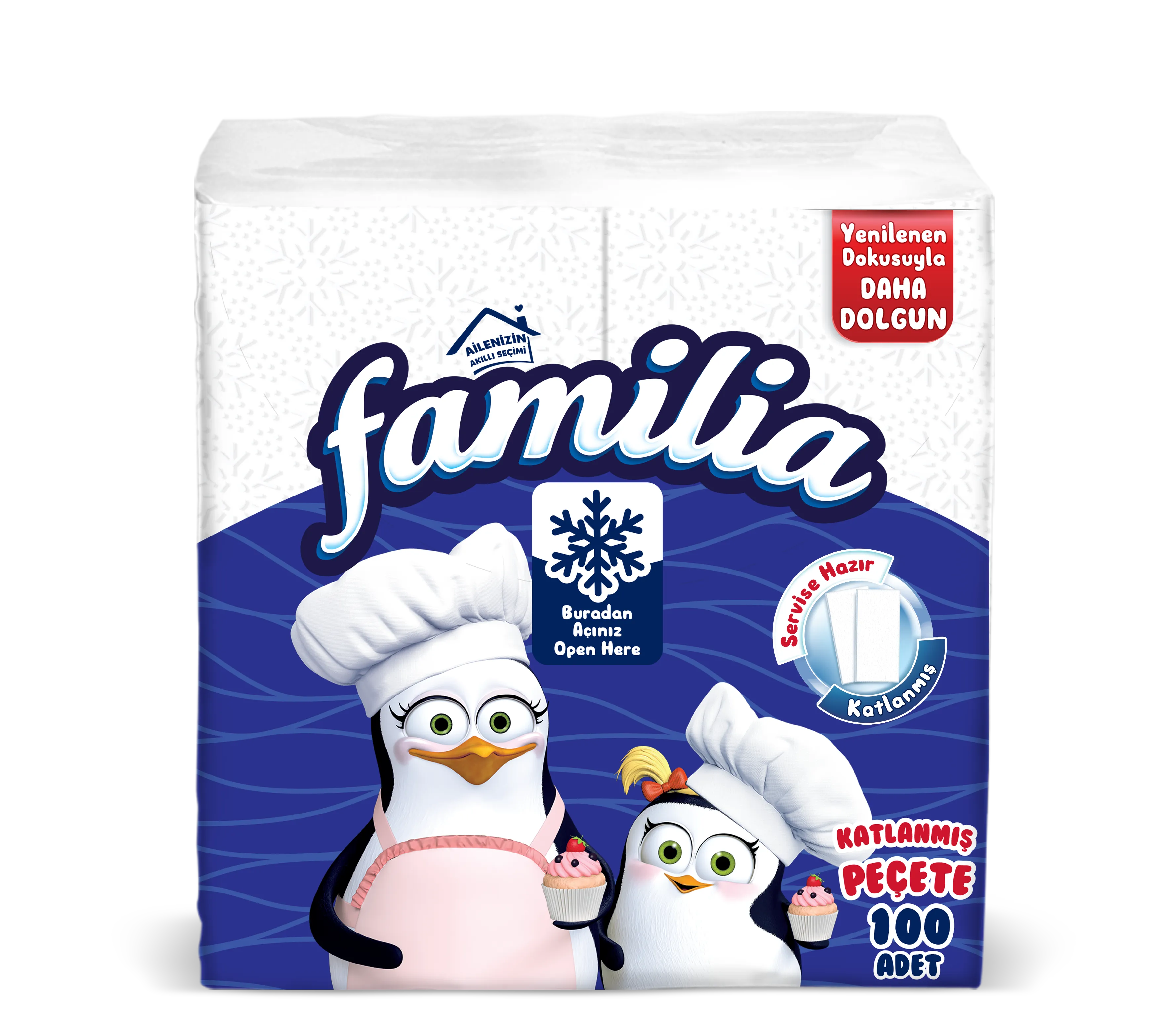 FAMILIA 1/8 KATLI PEÇETE