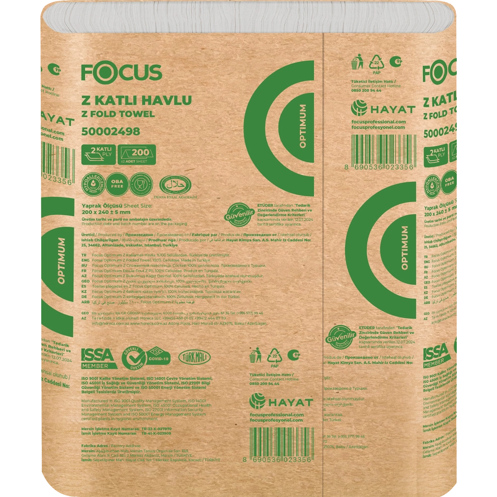 50002498 FOCUS OPTIMUM Z KATLI HAVLU / 200 YAPRAK