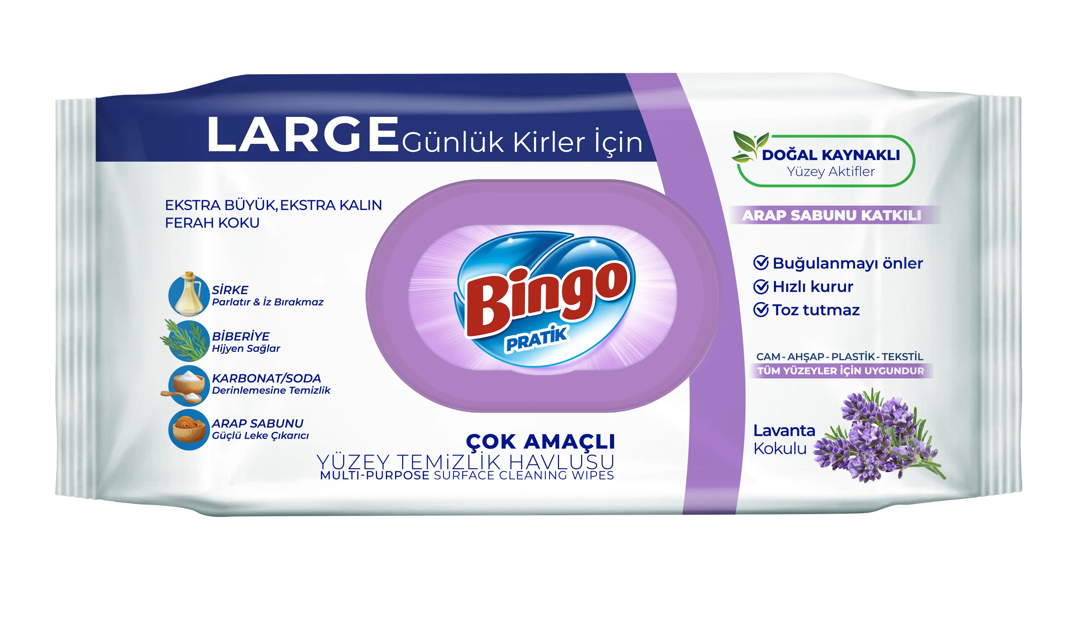 Bingo Yüzey Temizlik Havlusu - Lavanta