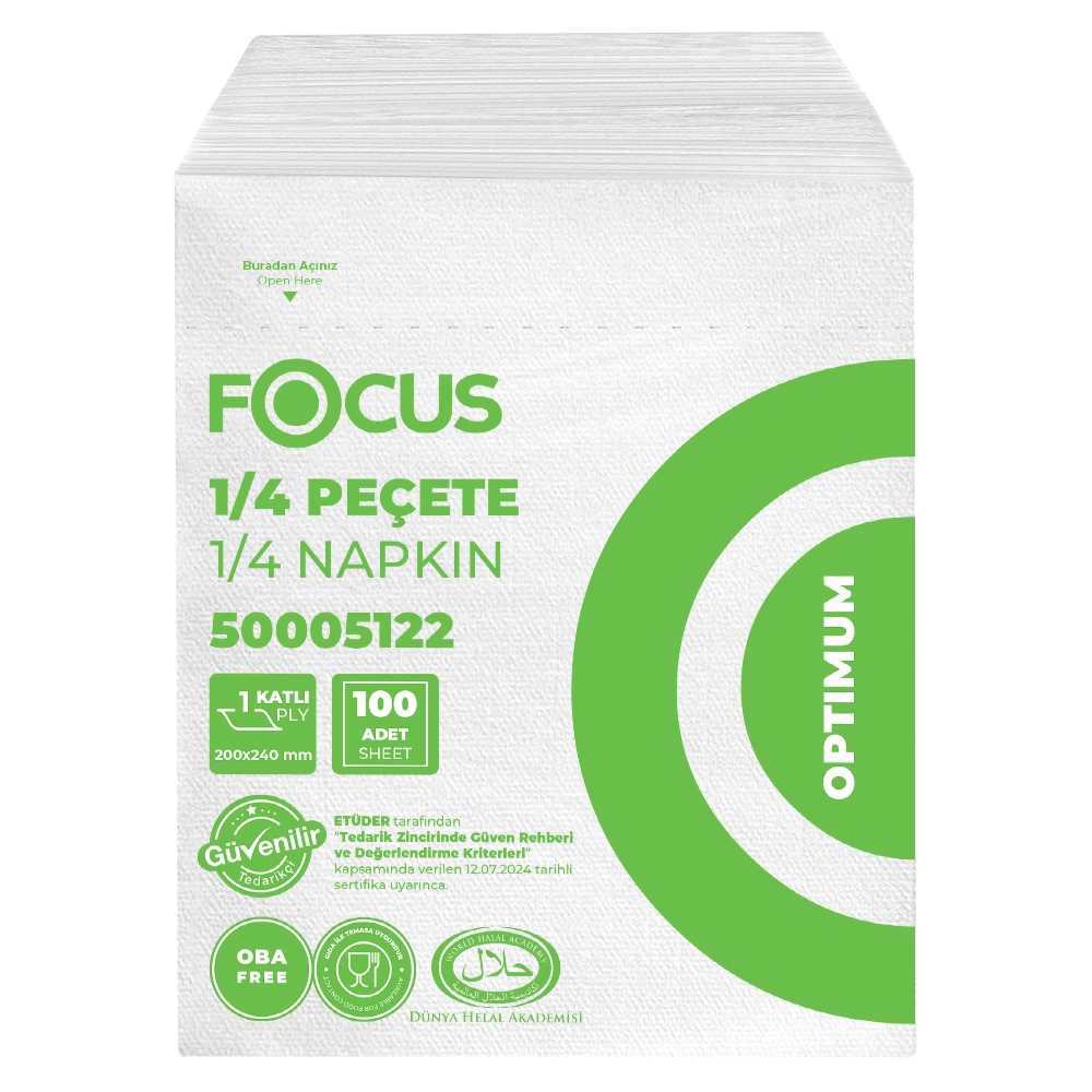 50005122 FOCUS OPTIMUM PEÇETE / 100 YAPRAK
