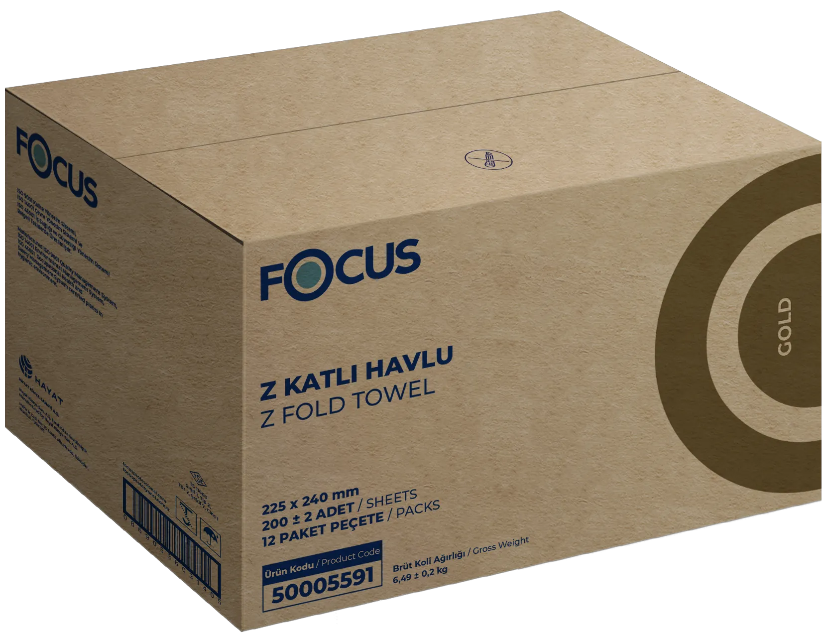 FOCUS GOLD Z KATLI HAVLU / 200 YAPRAK