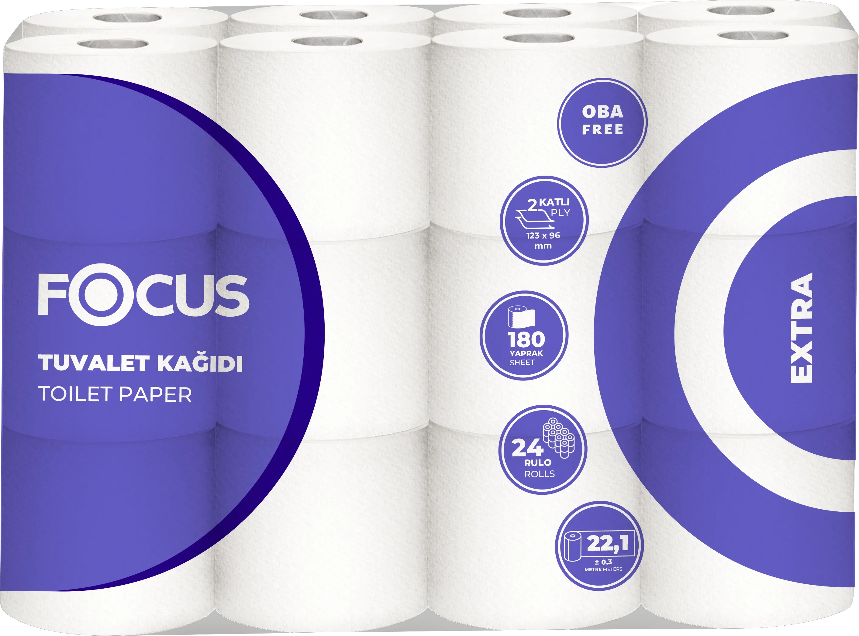 FOCUS EXTRA TUVALET KAĞIDI / 24 RULO