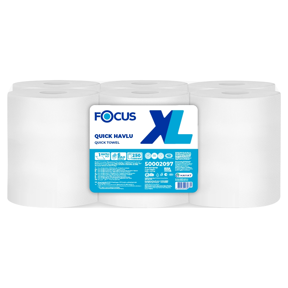 50002097 FOCUS XL QUICK / SENSÖRLÜ HAVLU / 6 RULO