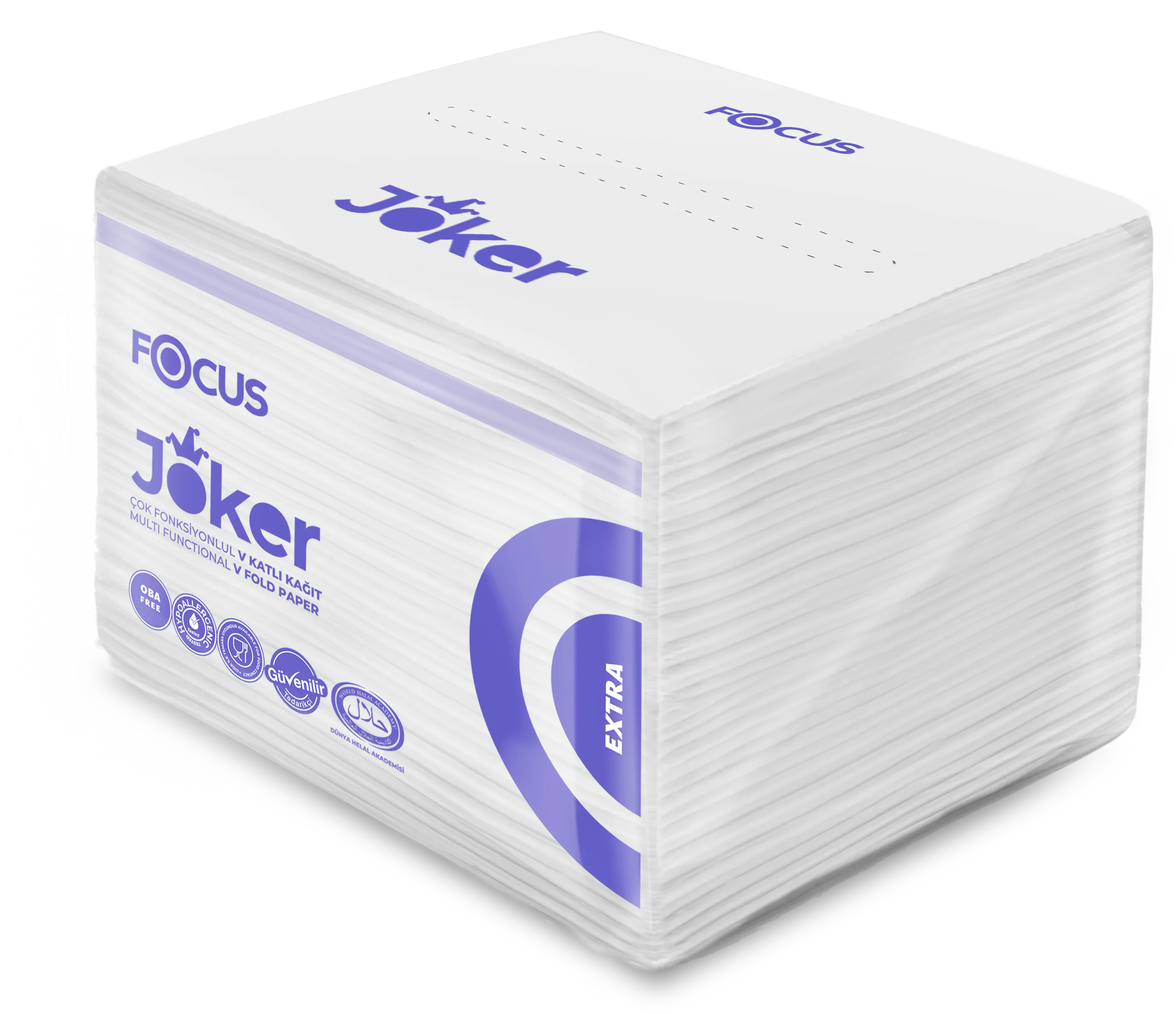 FOCUS EXTRA JOKER V KATLI PE MENDİL / 250 YAPRAK