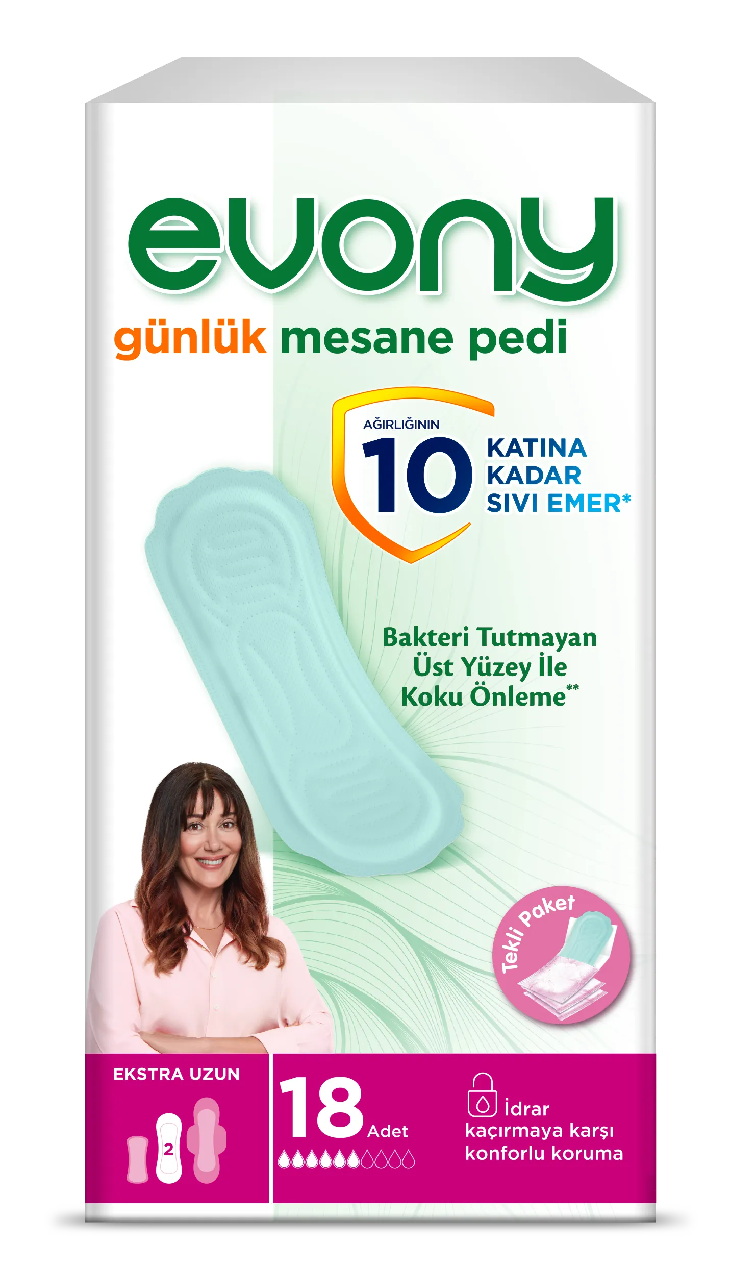 EVONY GÜNLÜK MESANE PEDİ - EXTRA UZUN