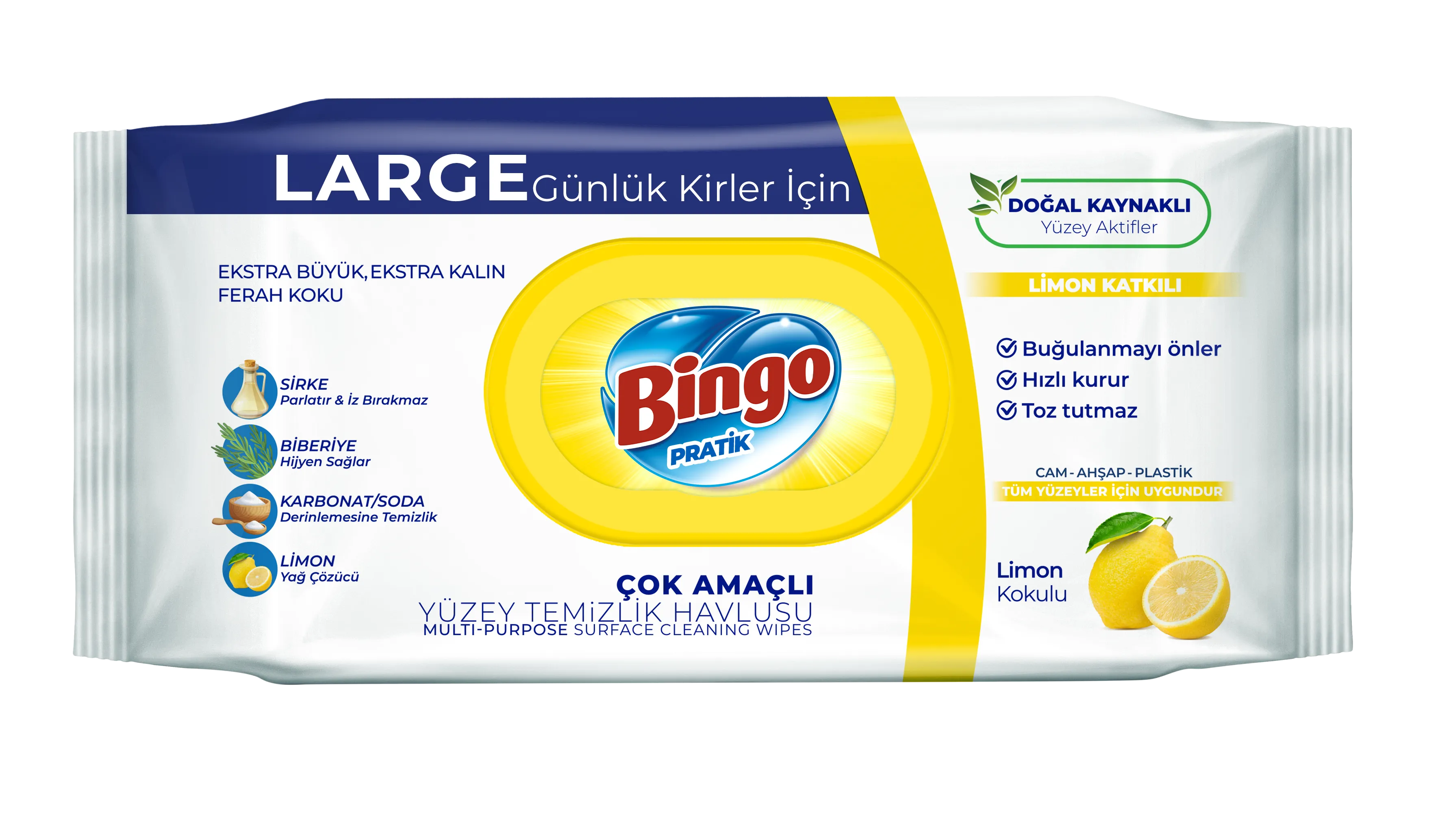 Bingo Yüzey Temizlik Havlusu - Limon