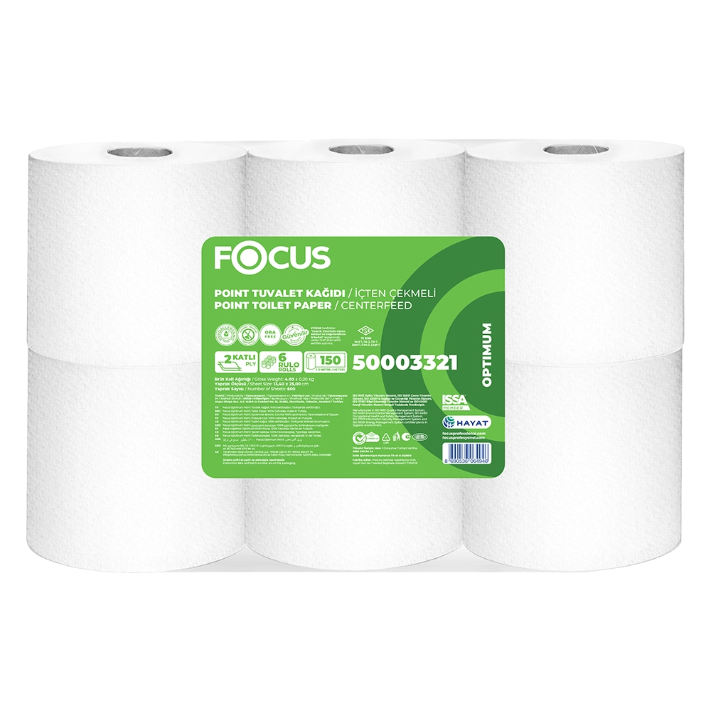 50003321 FOCUS OPTIMUM POINT / İÇTEN ÇEKMELİ TUVALET KAĞIDI / 6 RULO