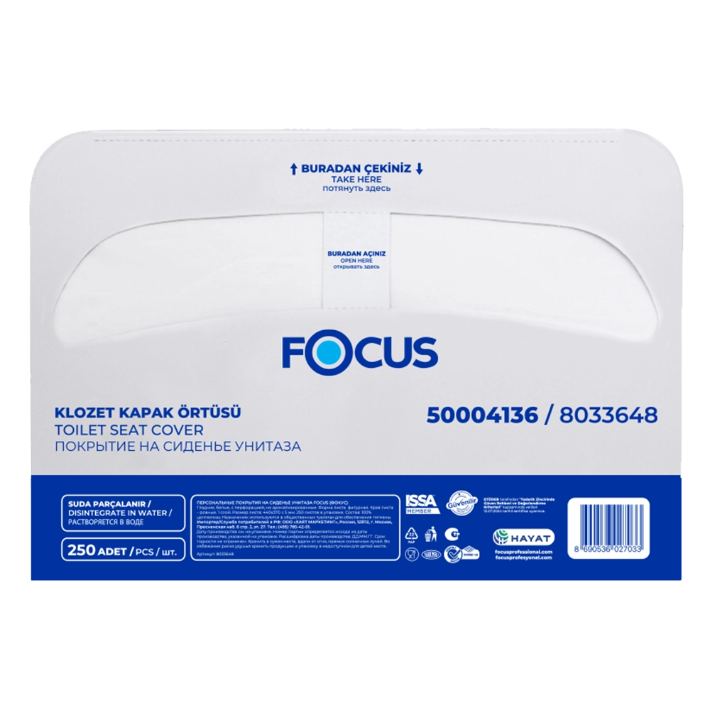 50004136 FOCUS KLOZET KAPAK ÖRTÜSÜ / 250 YAPRAK