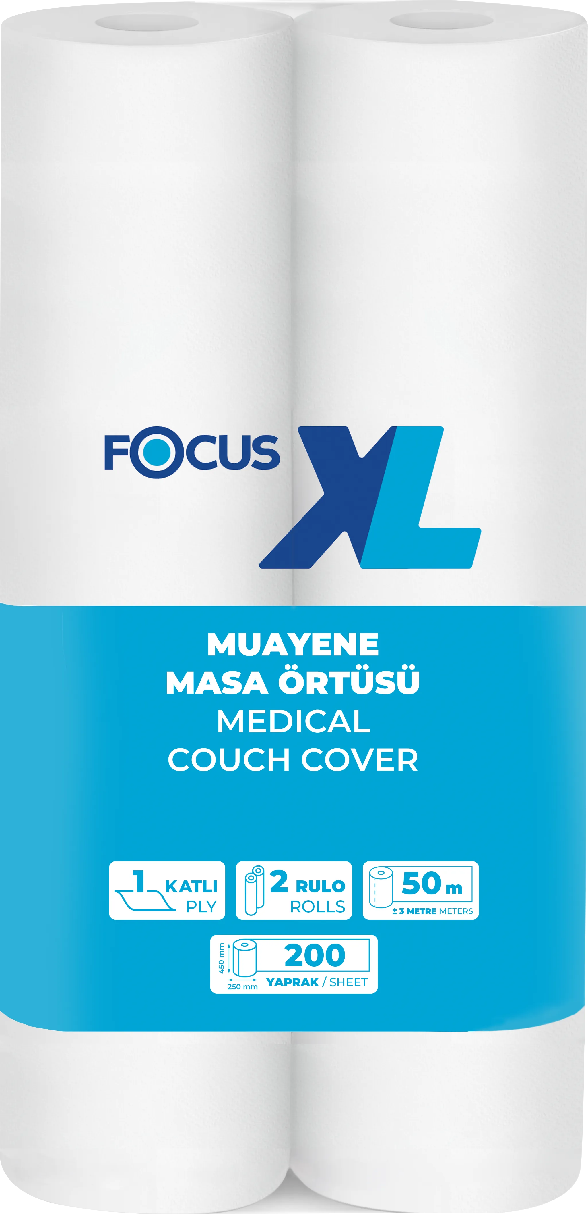 FOCUS XL MUAYENE MASA ÖRTÜSÜ / 6 RULO