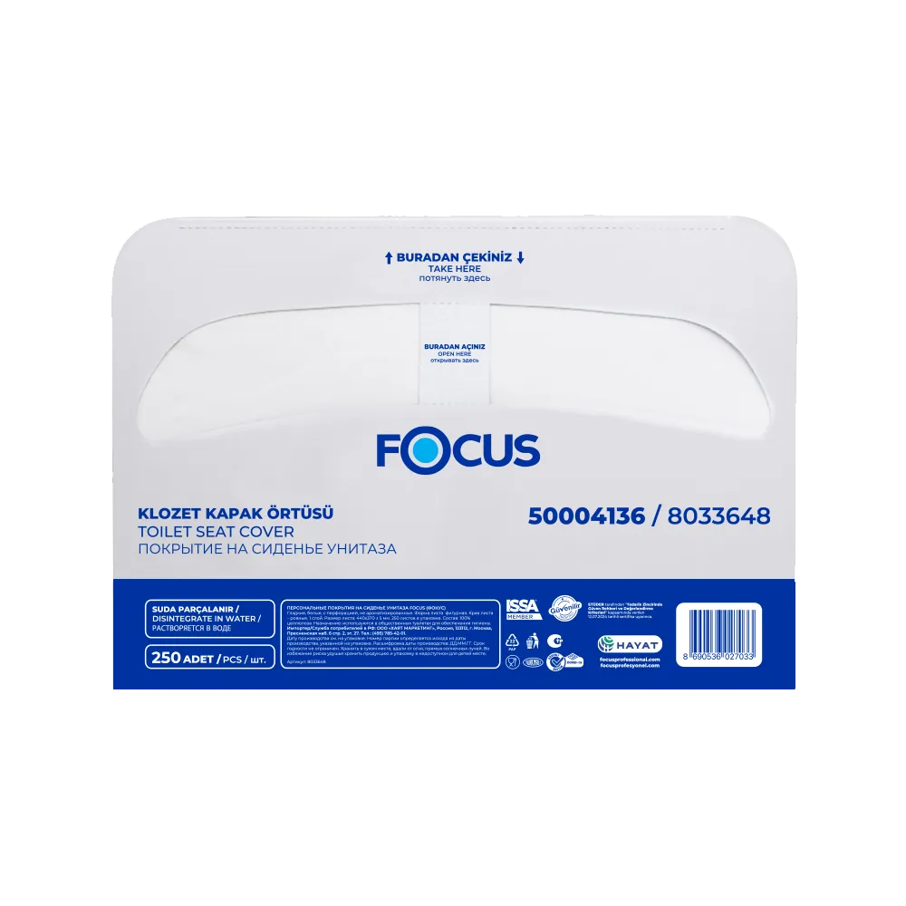 FOCUS KLOZET KAPAK ÖRTÜSÜ / 250 YAPRAK