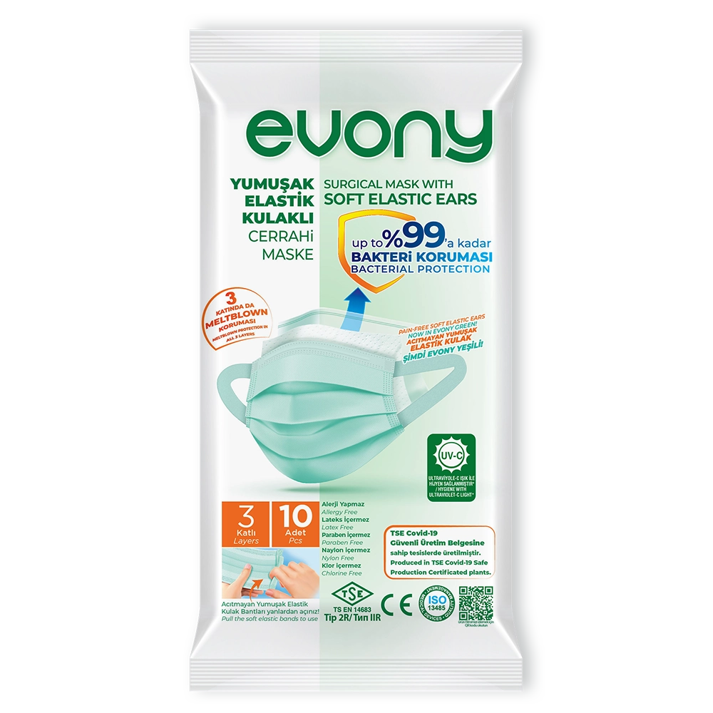 50003848 Evony Maske (Yeşil) (175x95mm)