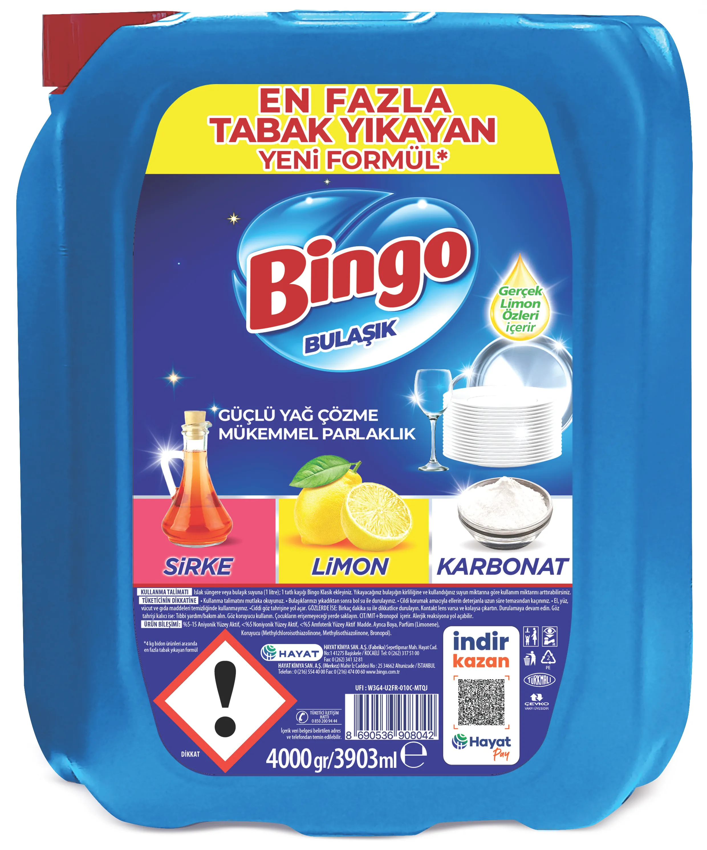 Bingo Bulaşık Deterjanı