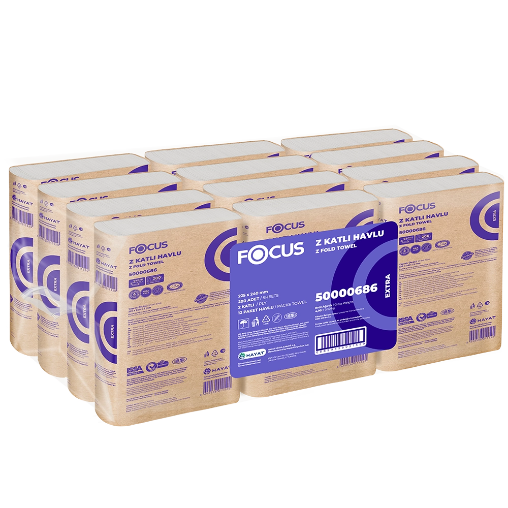50000686 FOCUS EXTRA Z KATLI HAVLU / 200 YAPRAK