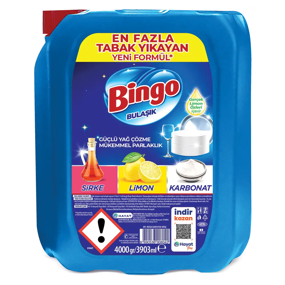 50005948 Bingo Bulaşık Deterjanı