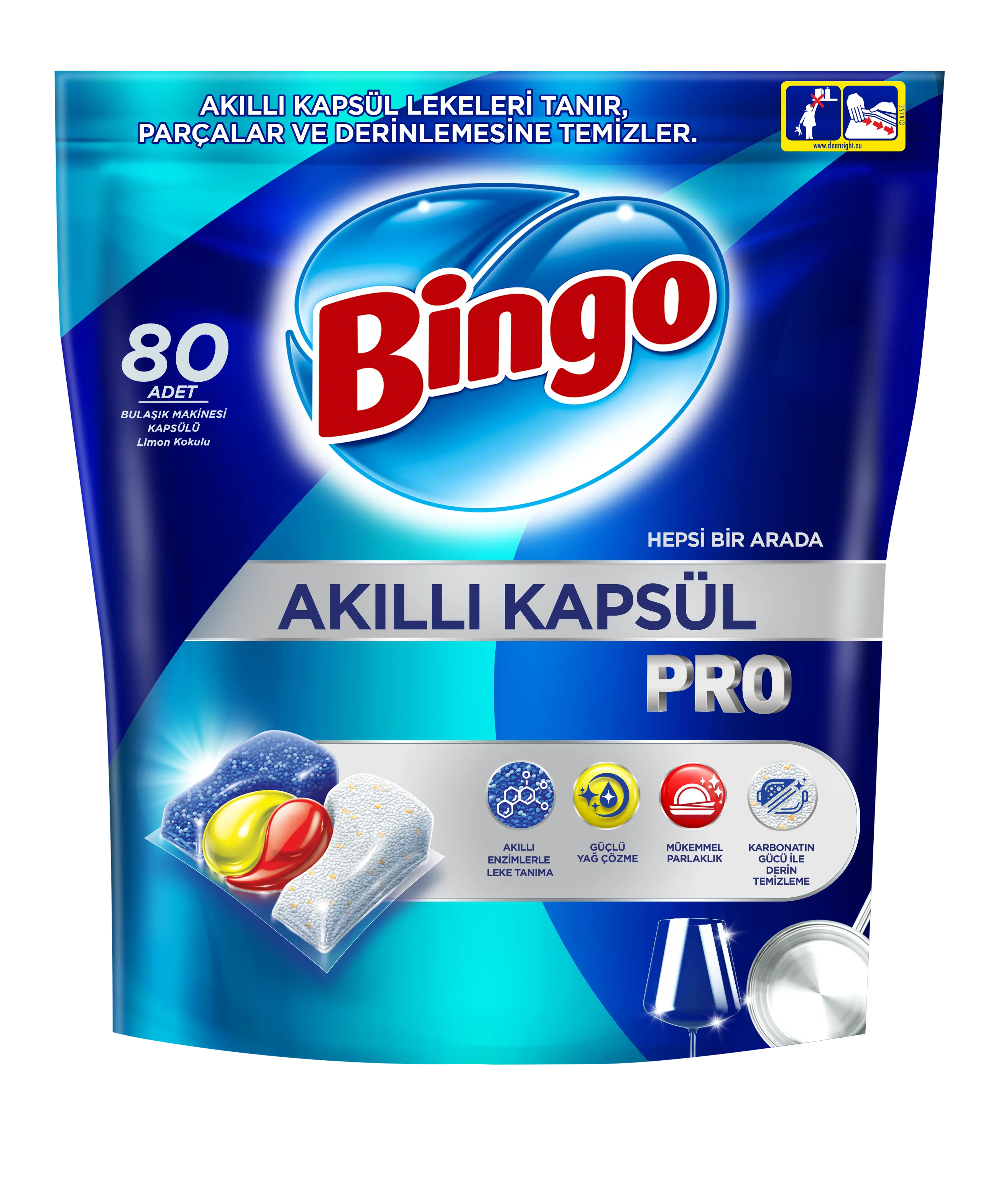Bingo Akıllı Bulaşık Kapsülü Pro