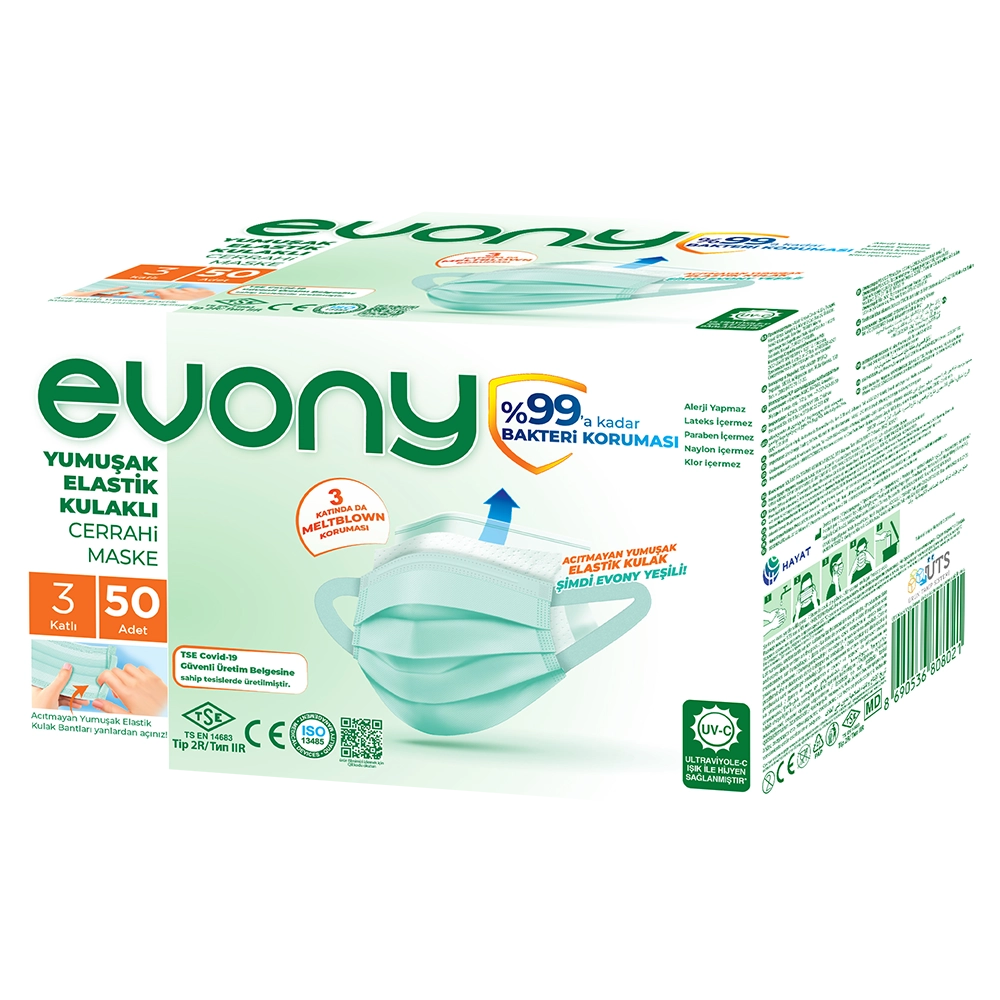 50003849 Evony Maske (Yeşil) (175x95mm)